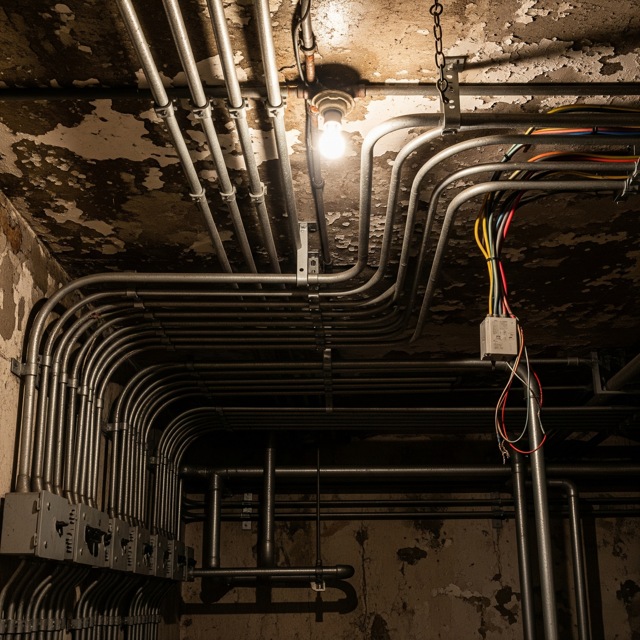 باز کردن لوله برق