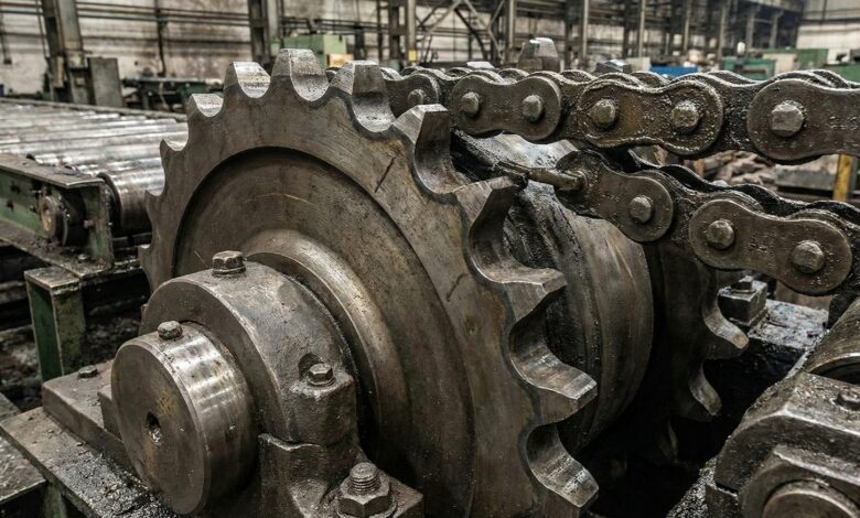 چرخ دنده زنجیر صنعتی