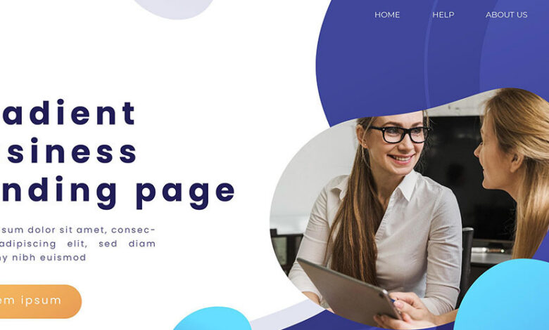 طراحی لندینگ پیج حرفه ای