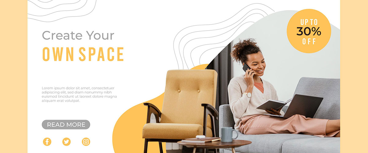 طراحی UI لندینگ پیج